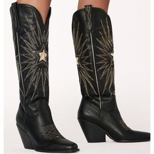 BNWT Constance Billini knee high cowgirl western boots size 9